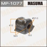 Втулка стабилизатора MASUMA /front/ MP1077/BL21111R AVENSIS/ ZRT27# RH [уп.1]