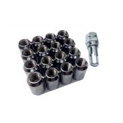 Секретки «гайки» R028 12*1,25 (16 шт, высота 32 мм, сквозная) хром
