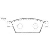Колодки тормозные дисковые NISSHINBO PF-9183/SN553/AV182