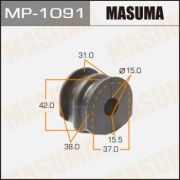 Втулка стабилизатора MASUMA /rear/ MP1091/NSBT31R/54613-JG15C  X-TRAIL 07- [уп.2]