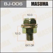 Болт с гайкой MASUMA BJ-006  6x12x1.0, набор 6шт