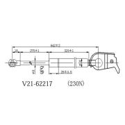 Амортизатор капота JETT V2162217/5344049155/GS489NY ACU35