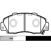 Колодки тормозные передние CTR GK0318/CKHO-1/GP05060/PN8254/PF8254