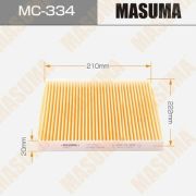 Салонный фильтр MASUMA MC334/AC-211E