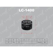 Фильтр масляный LYNXauto LC1400/C0001/C2512/GB1179