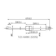 Амортизатор багажника JETT V2164991/689500W570  L/R   ZGE20