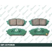 Колодки тормозные дисковые G-BRAKE GP07059/PN7801/PF7801