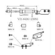 Амортизатор багажника JETT V2164261  Note E12  L
