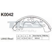 Колодки тормозные барабанные, задние KASHIYAMA  K0042/GS00042/FN0042/T0042/GS-00042
