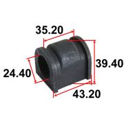Втулки стабилизатора TENACITY ASBSU1002/MP-054/SZSB-001/BL29001	D24