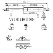 Амортизатор багажника JETT V2161740  LH  AE111