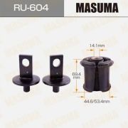 Сайлентблок MASUMA RU-604/HAB-003/AAMHO1043  задний  RD4/RD5