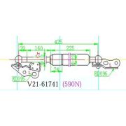 Амортизатор багажника JETT V2161741 ACM21 LH