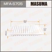 Воздушный фильтр MASUMA MFA-S705/A-978 SUZUKI/ SWIFT, SPLASH, WAGON R