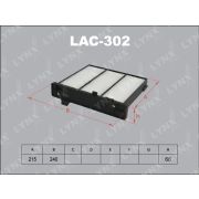 Фильтр салонный LYNXauto LAC302/MC-2027/BRC0310/CAC10100  PAJERO