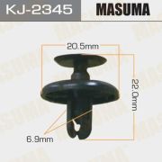 Клипса крепежная MASUMA KJ-2345