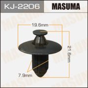 Клипса крепежная MASUMA KJ-2206