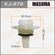 Клипса автомобильная (автокрепеж) MASUMA KJ-379
