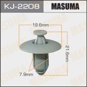 Клипса крепежная MASUMA KJ-2208