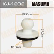 Клипса крепежная MASUMA KJ-1202