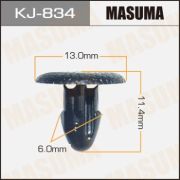 Клипса крепежная MASUMA KJ-834