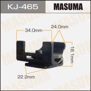 Клипса крепежная MASUMA KJ-465  пара к ней KJ-2371