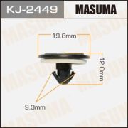 Клипса крепежная MASUMA  KJ-2449