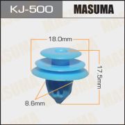 Клипса крепежная MASUMA KJ-500