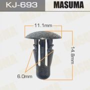 Клипса крепежная MASUMA KJ-693