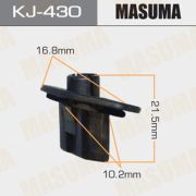 Клипса крепежная MASUMA KJ430