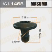 Клипса крепежная MASUMA KJ-1468