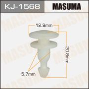 Клипса крепежная MASUMA KJ-1568 пара к ней KJ-631