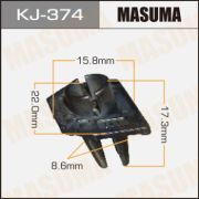 Клипса автомобильная (автокрепеж) MASUMA KJ-374