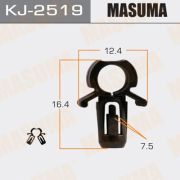 Клипса автомобильная MASUMA KJ-2519