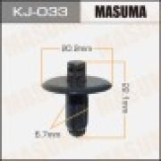 Клипса крепежная MASUMA KJ-033