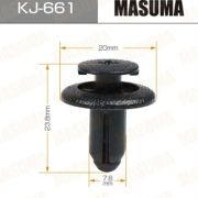 Клипса крепежная MASUMA KJ-661