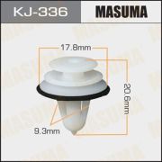 Клипса автомобильная (автокрепеж) MASUMA KJ-336