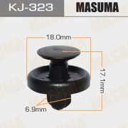 Клипса автомобильная (автокрепеж) MASUMA KJ-323
