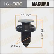 Клипса крепежная MASUMA KJ-838