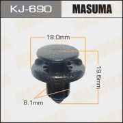 Клипса крепежная MASUMA KJ-690