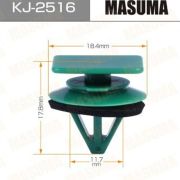 Клипса автомобильная MASUMA KJ-2516