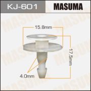Клипса крепежная MASUMA KJ-601