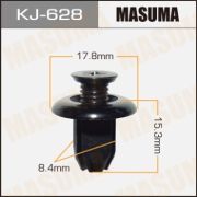 Клипса крепежная MASUMA  KJ-628