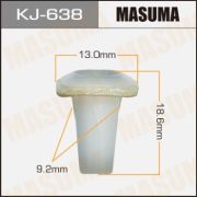 Клипса крепежная MASUMA  KJ-638