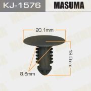 Клипса крепежная MASUMA KJ-1576