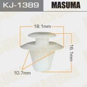 Клипса крепежная MASUMA KJ-1389