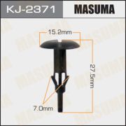 Клипса крепежная MASUMA KJ-2371  пара к ней KJ-465