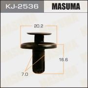 Клипса автомобильная (автокрепеж) MASUMA KJ-2536