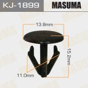 Клипса крепежная MASUMA KJ-1899.
