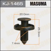 Клипса крепежная MASUMA KJ-1465